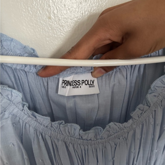 Princess Polly Light Blue Romper - Picture 4 of 4